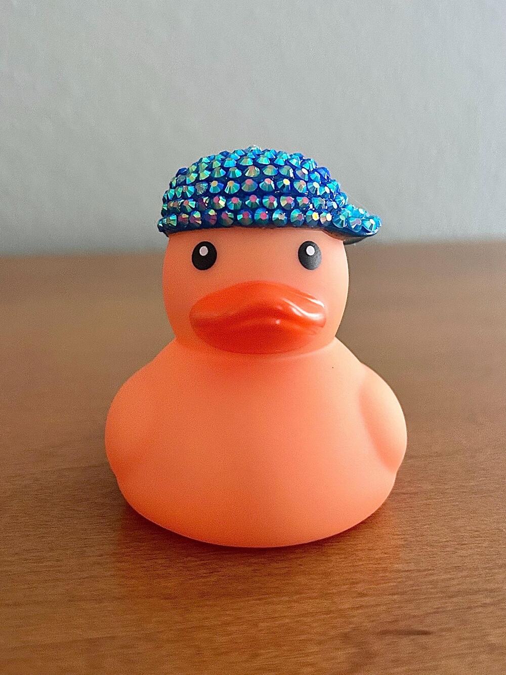 Rubber Duck Bedazzeled Baseball Cap Collectible Jeep